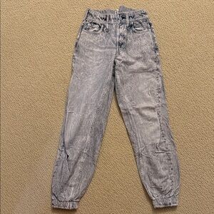 Rag & Bone Gray Acid Miramar Wash Jeans